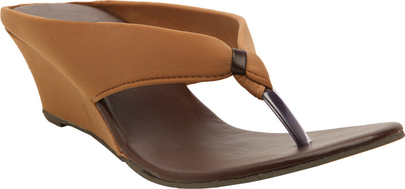 Nayra Creations Women Brown Wedges