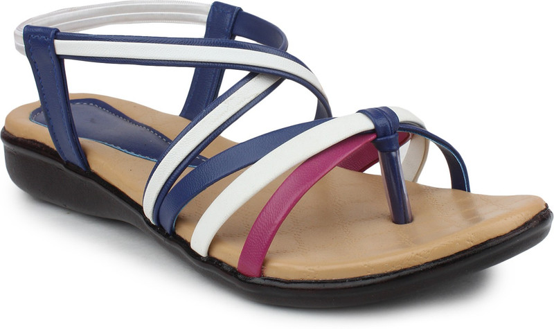 Ortan Women Blue Sports Sandals