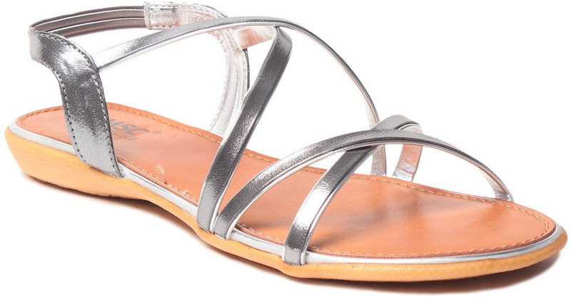 MSC Women Grey, Tan Flats
