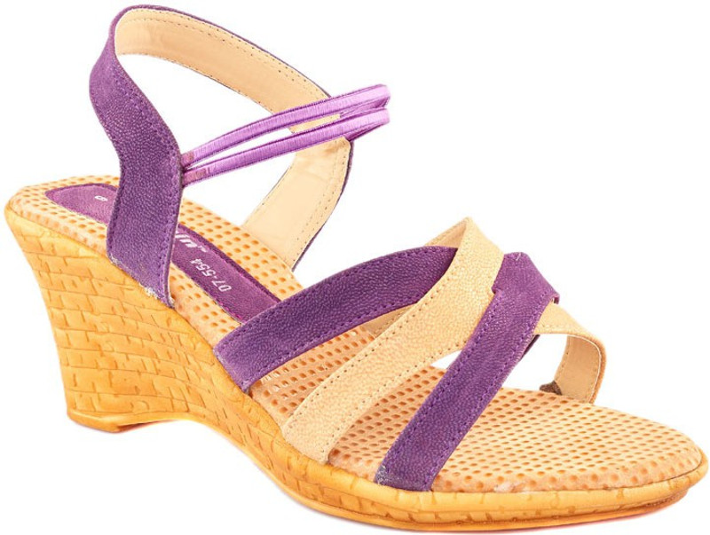Dolphin Miles Women Purple Wedges