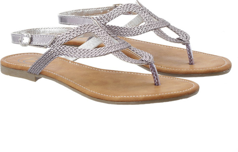 Ilo Women Silver Flats