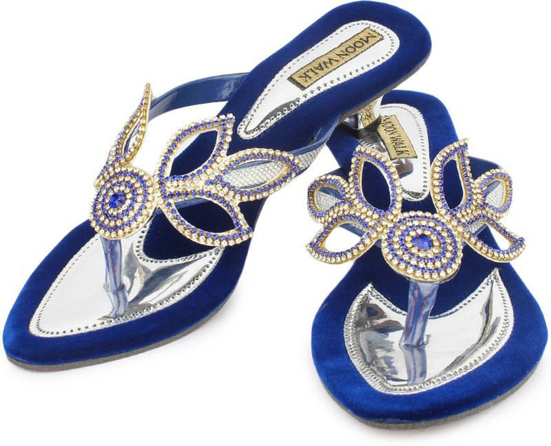 Moonwalk Women Blue Heels