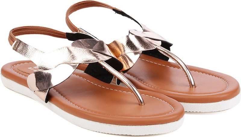 My Foot Casual Women Gold Flats My Foot Casual Women Gold Flats