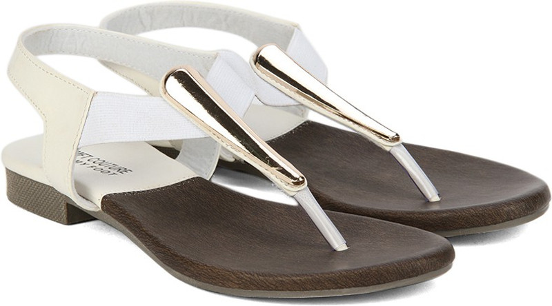 My Foot Casual Women White Flats My Foot Casual Women White Flats