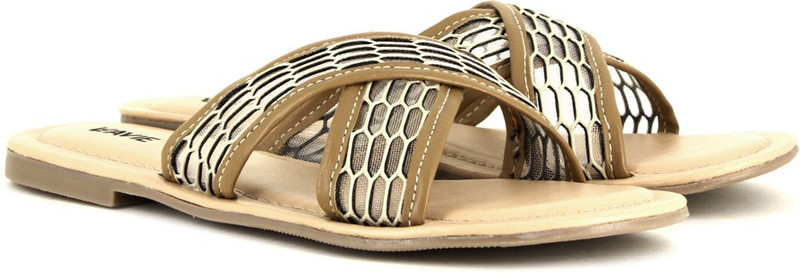 Lavie Criss Cross Women Beige Flats