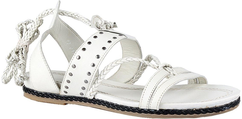 Salt N Pepper Women White Flats