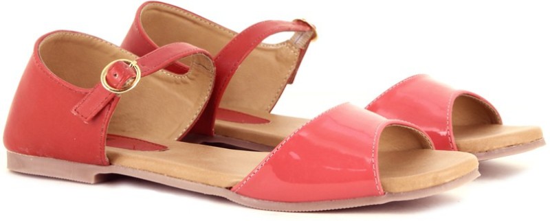 Lavie Peep Toe Women Pink Flats