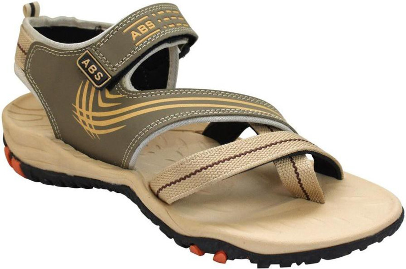 ABS Men Tan Sports Sandals
