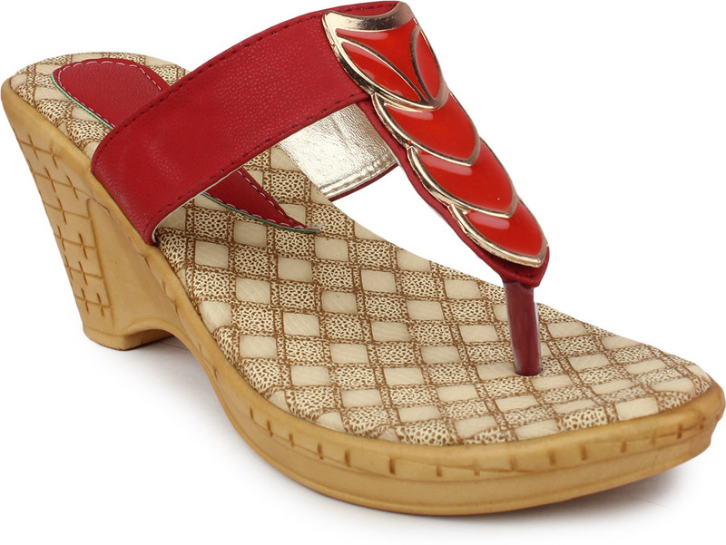 Ortan Women Red Sandals Ortan Women Red Sandals