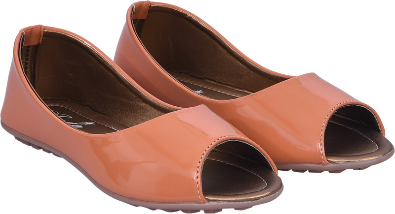 Jade Women Orange Flats