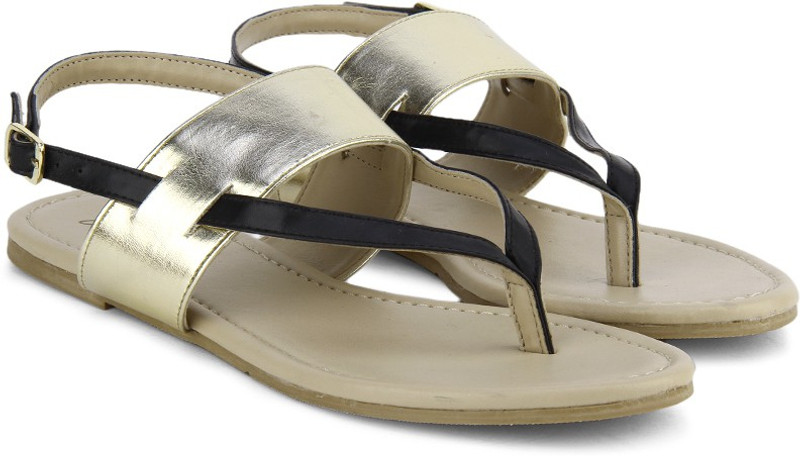 Miss CL By Carlton London Miss CL Women Black, Gold Flats