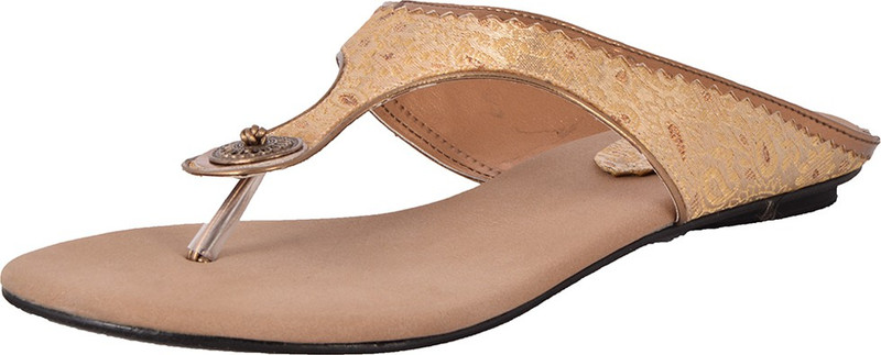 Royal Collection Women Gold Flats Royal Collection Women Gold Flats