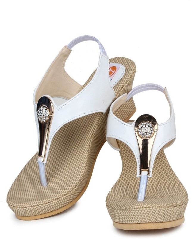 Digni Women White Wedges Digni Women White Wedges