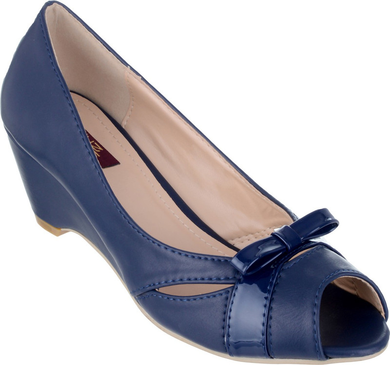 Shuz Touch Women Navy Wedges