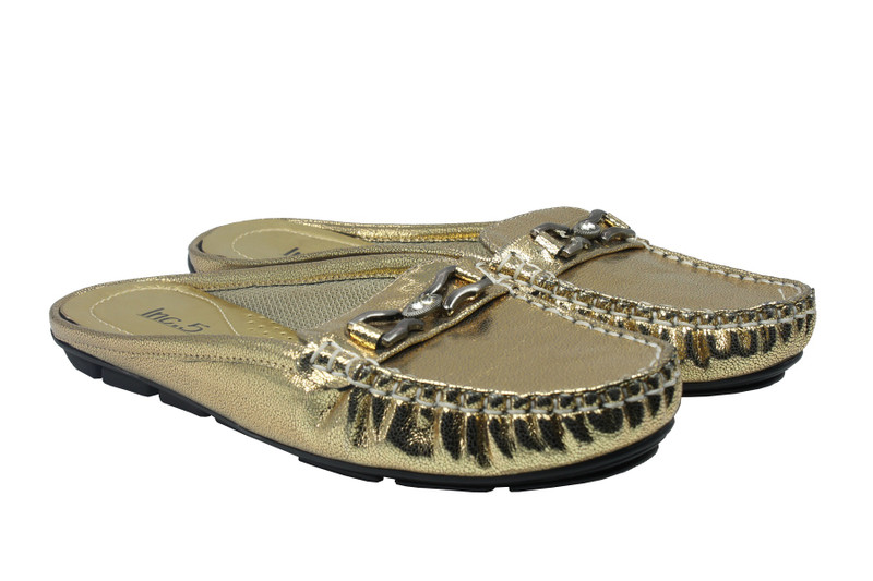 Inc.5 Women Gold Clogs