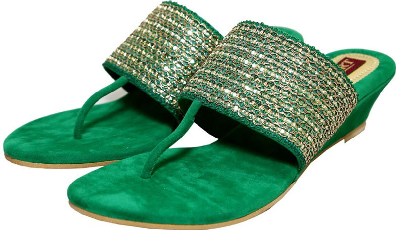 Port Women Green Heels