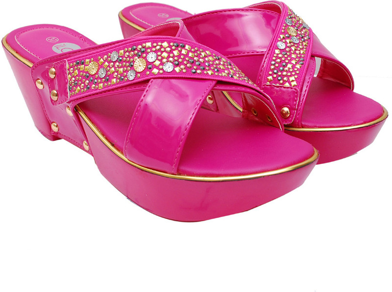 Ilo Women Pink Wedges