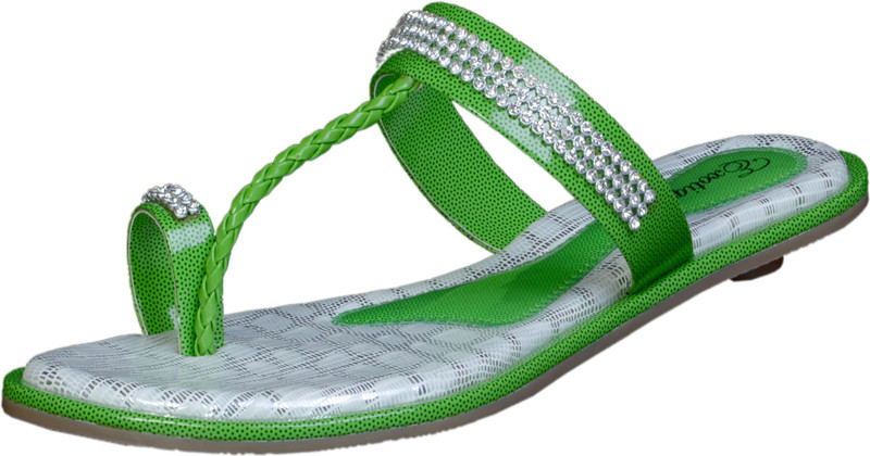 Exotique Women Green Flats