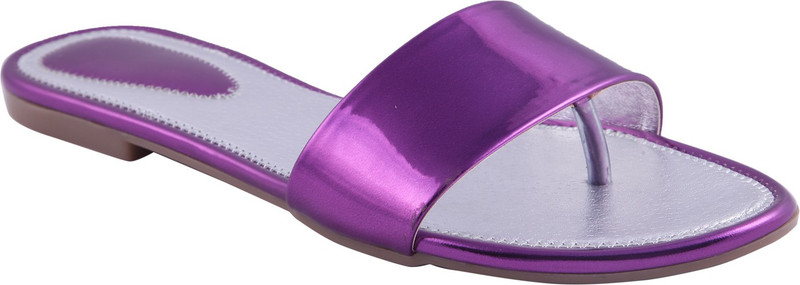 Adorn Women Purple Flats