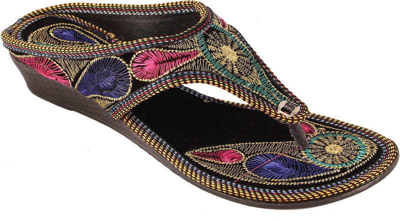 Glam World Women Black Flats Glam World Women Black Flats