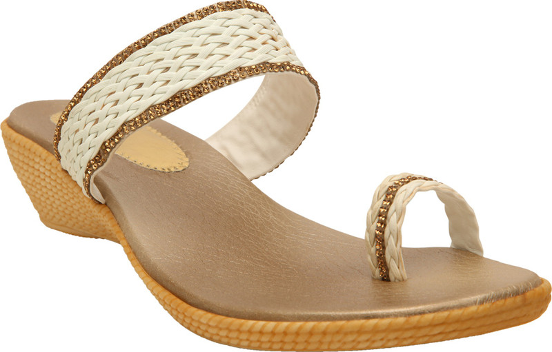 Nayra Creations Women White Flats
