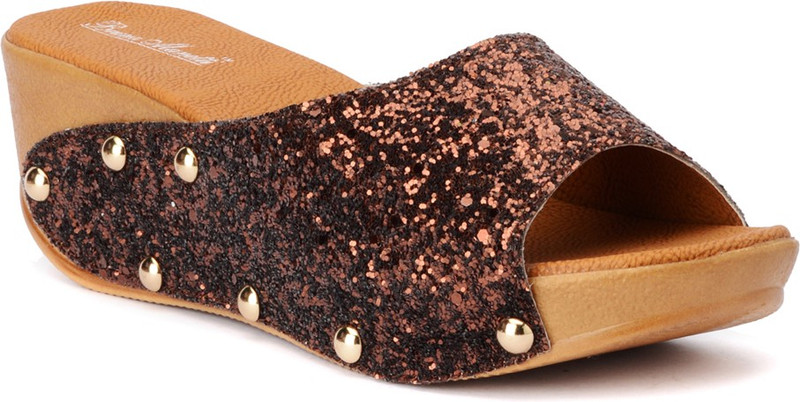 Bruno Manetti 3064 Women Brown Wedges