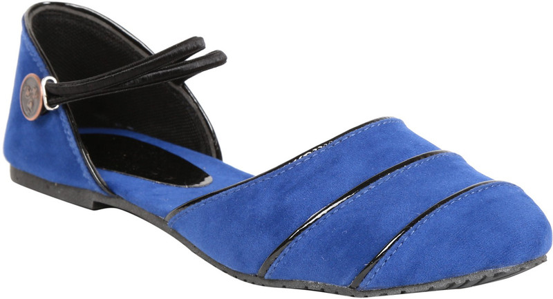 Adorn Elegant and Trendy Women Blue Flats