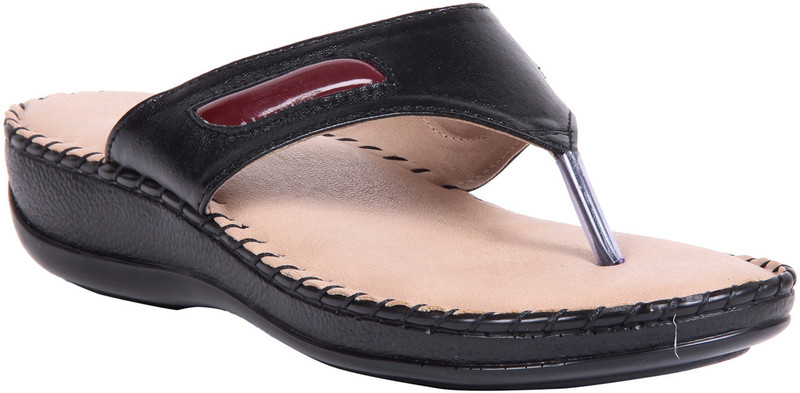 Adorn A16-4101 Black Women Black, Beige Flats