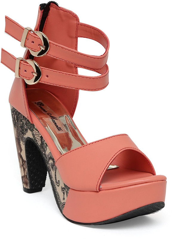 Bruno Manetti Women Pink Heels