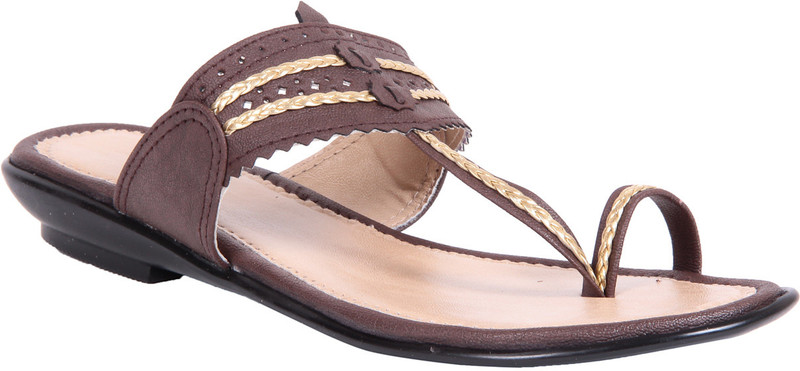 Adorn a16-2609c brown Women Brown Flats