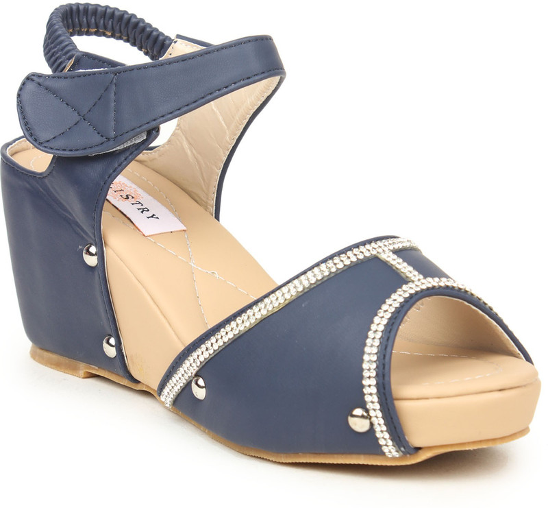 Pede Milan Women Blue Wedges