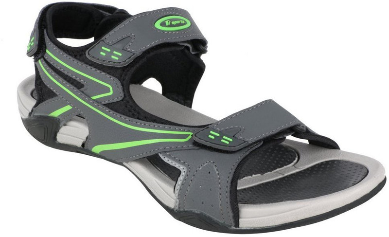 Fsports Men Grey, Green Sandals