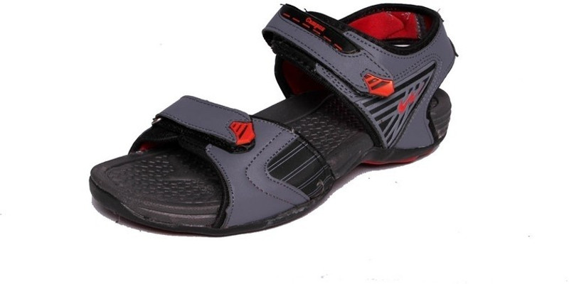 Action 2K65-DarkGreyRed Casual Men Multicolor Sports Sandals