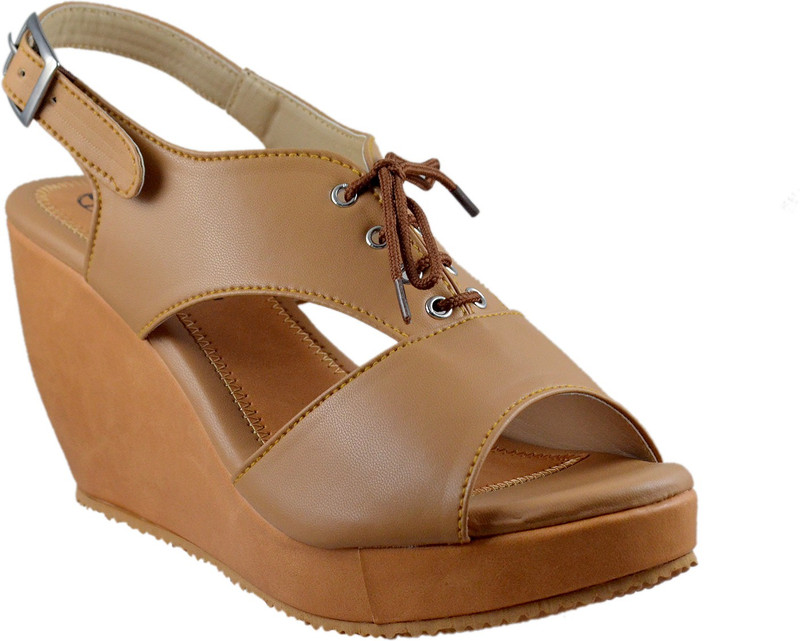 Olive Fashion Women Beige Wedges