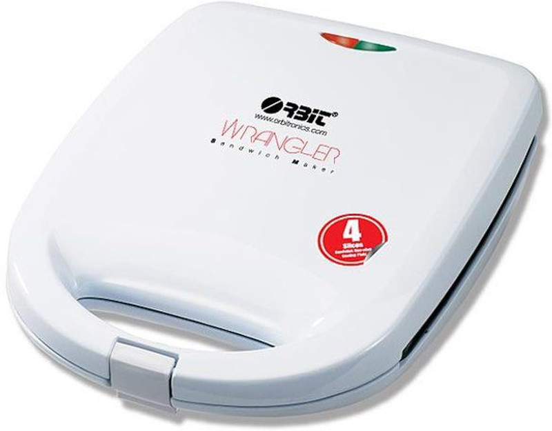 Orbit Wrangler Sandwich Maker Grill, Toast(White)