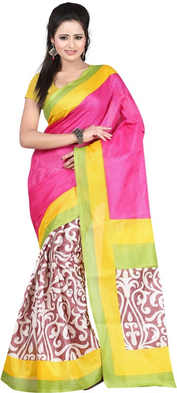 Indrani Printed Bollywood Poly Georgette Saree(Multicolor) RS.1799 (70.00% Off) - Flipkart