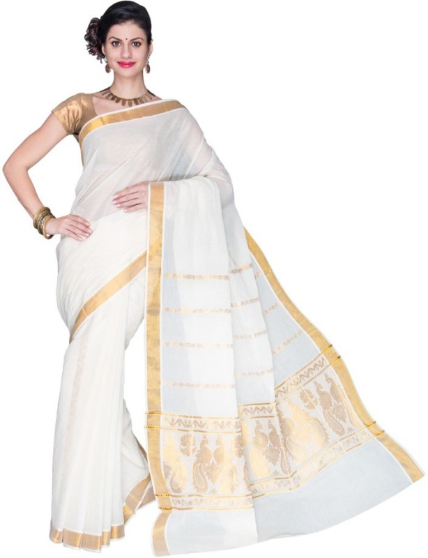 Fashionkiosks Self Design Balarampuram Handloom Cotton Blend Saree(Multicolor) RS.2999 (76.00% Off) - Flipkart
