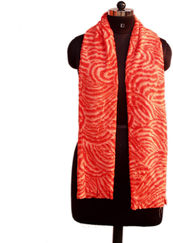 VR Designers Self Design Polycotton Women Scarf