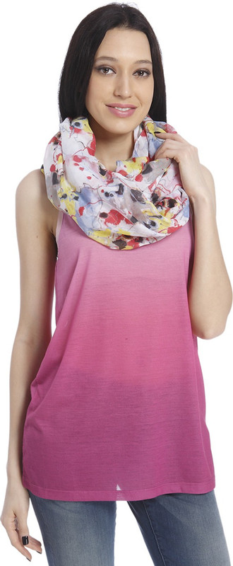 Only Printed Polyester Women Scarf