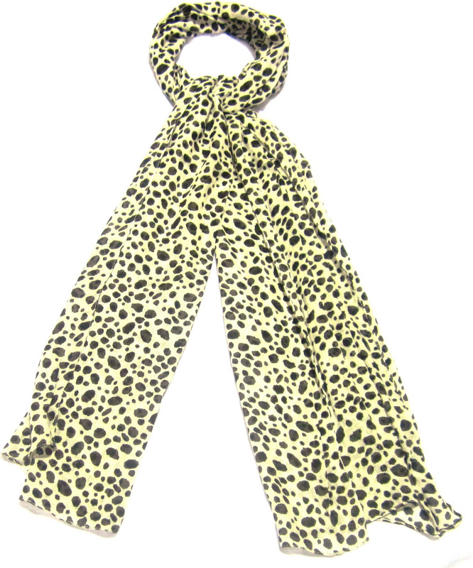 Sam Inc Animal Print Cotton Rayon Blend Women Stole