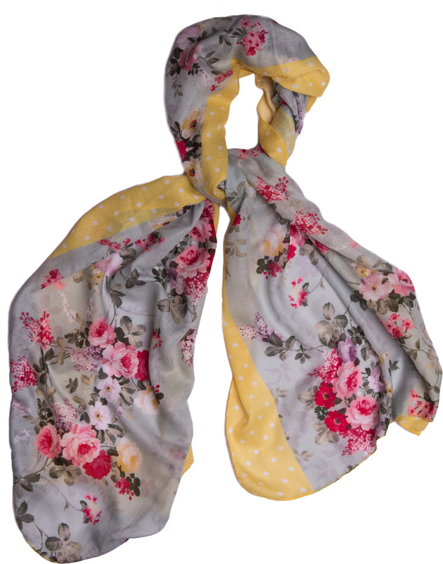 Band Box Printed Cotton Blend Women Scarf