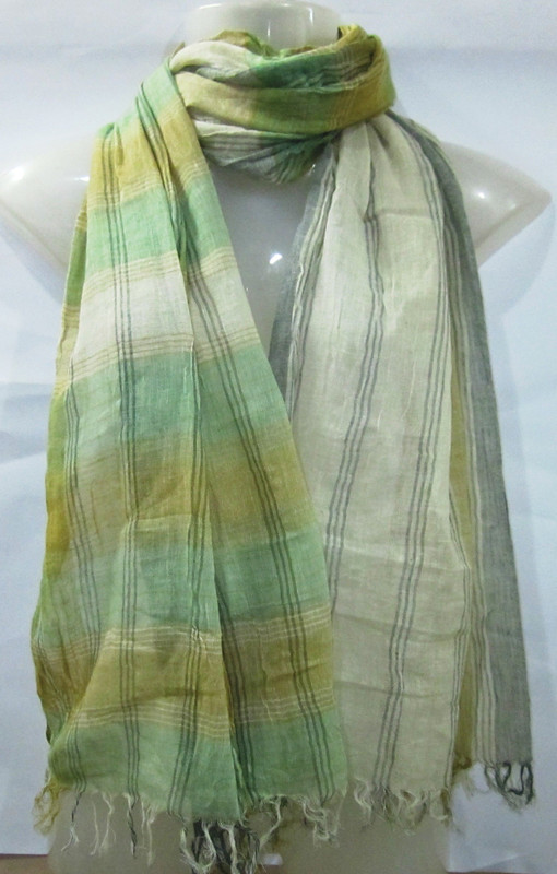 Sam Inc Checkered Pure Cotton Men & Women Scarf