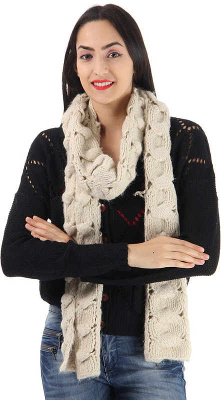 Only Solid 70% Acrylic,30% Nylon Women Scarf