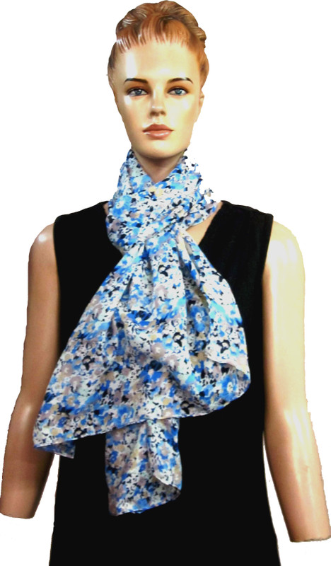 Sam Inc Floral Print Polycotton Women Stole