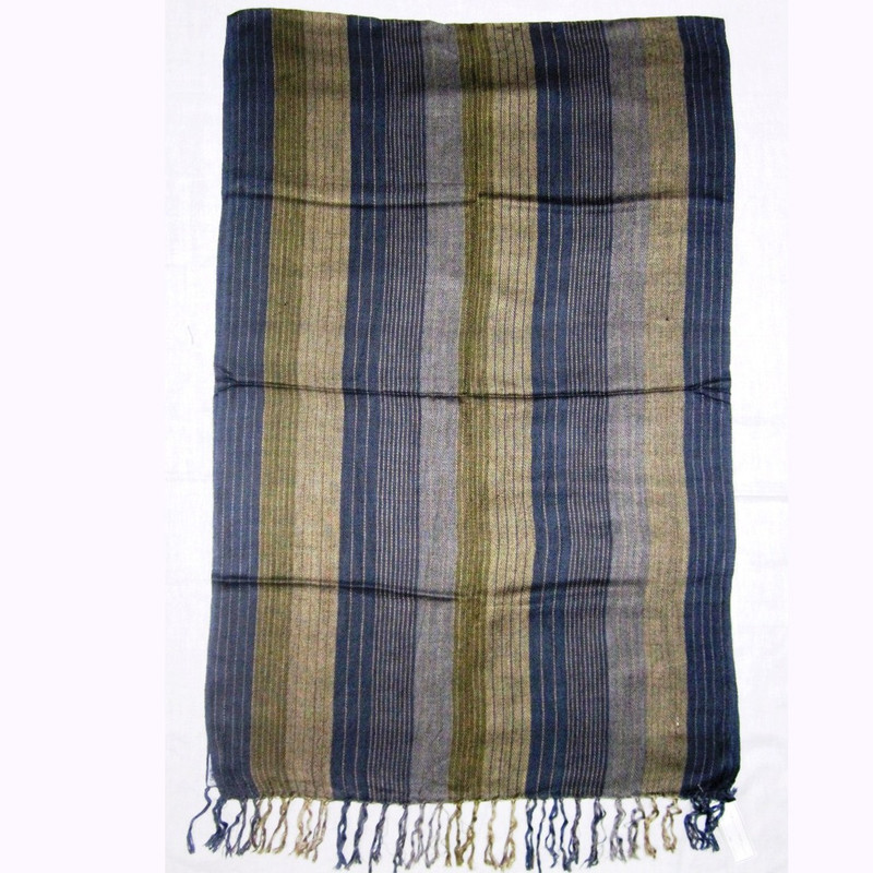 Sam Inc Striped Viscose Men & Women Scarf