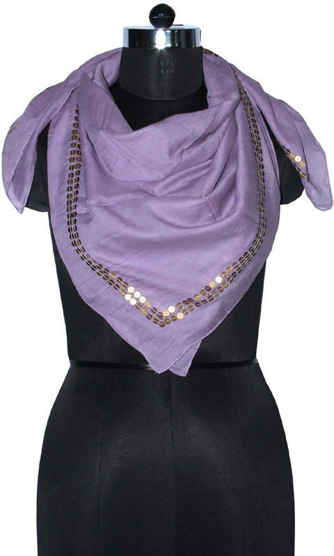 Uso Uno Printed Cotton Blend Women Scarf