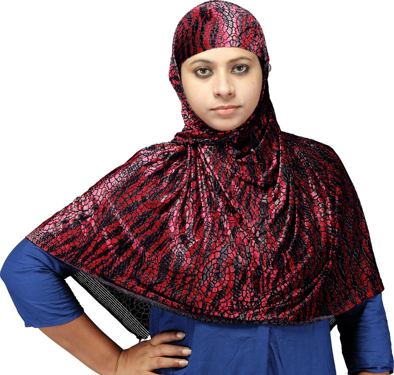 Hawai Printed Velvet, Lycra Blend Women Stole