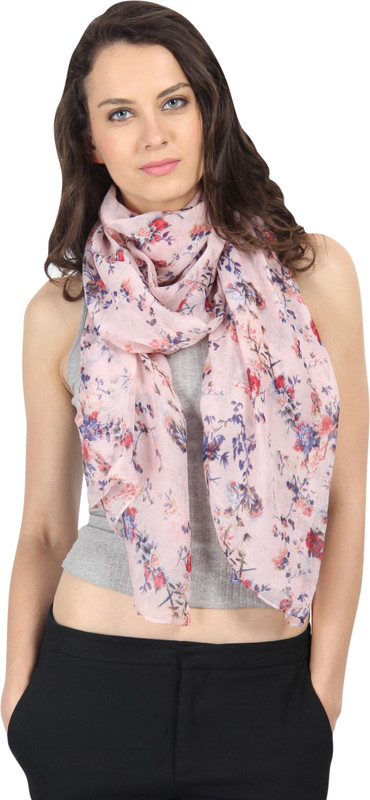 FabSeasons Floral Print Cotton Blend Women Scarf