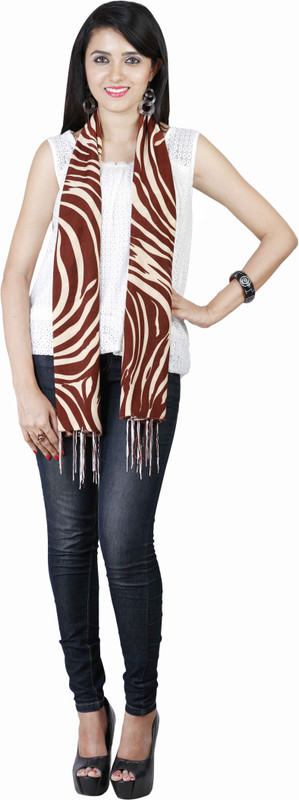 Kanheyas Geometric Print Lycra Blend Women Stole