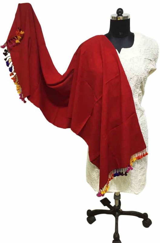 Toygully Solid Wool Blend Women Stole